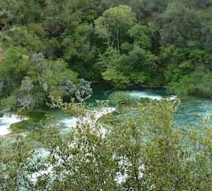 Ausläufer des Wasserfalls Skradinski buk