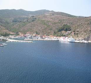 Der Hafen der Insel Capraia