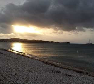 Sonnenuntergang in Acharavi