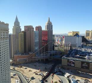 La Vegas Ausblick vom Hotelzimmer