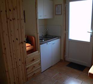 Eingangsbereich der Lodges