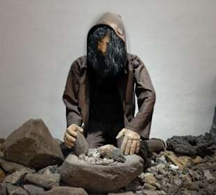 Zerkleinerung des Erzes