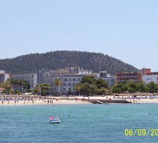 Der Strand von Santa Ponsa / Ponca