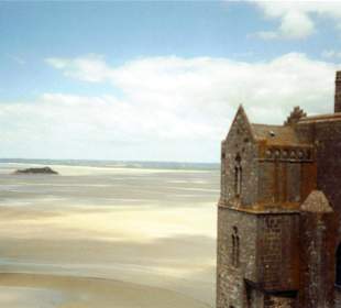 Le Mont Saint Michel bei Ebbe
