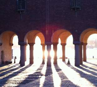 Die Häuser am Marktplatz in der Altstadt
