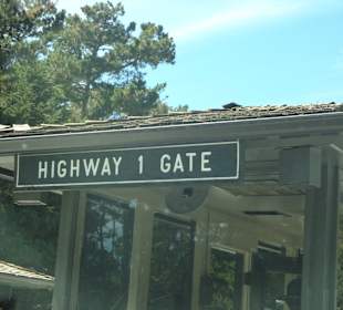 Einfahrt am Highway 1