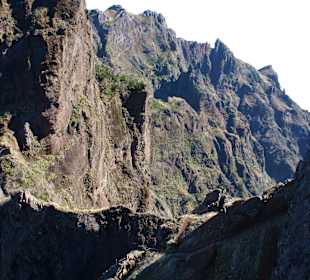 Auf halber Strecke zum Pico Ruivo