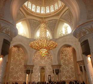 Sheikh Zayed Moschee in Abu Dhabi