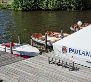 Am Steg an der Außenalster