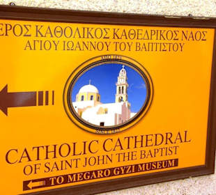 Santorin selbst im Bild Landschaft, Stadt