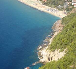 Blick auf den Kleopatrastrand