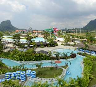 Blick über einen Teil des Parks