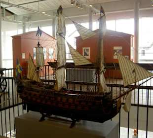 Modell eines Segelschiffes