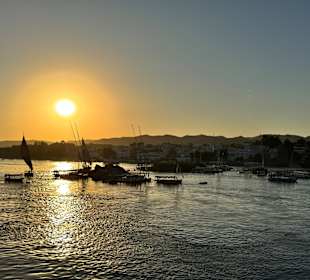 Sonnenuntergang auf dem Nil