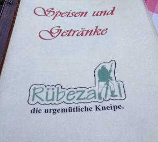 So beginnt die Speise/Getränkekarte