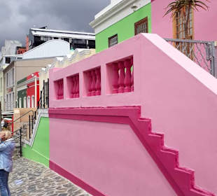 Treppenaufgang im Bo-Kaap