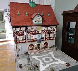 Modell des alten Rathauses der Kurstadt