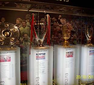 Im Bayern München Fußball Erlebniswelt