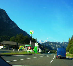 Hier ging es weg Zell am See