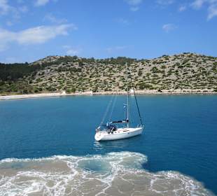 Anfahrt auf Panormitis