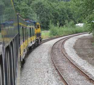 Auf den Weg zu den Gletschern