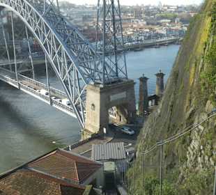 Blick zur Brücke