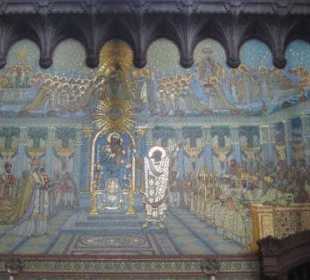 Mosaik in der Basilika Notre-Dame de Fourviere