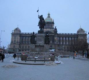 Wenzelsplatz am Abend