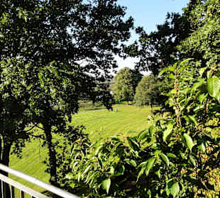 Blick aus der Höhe auf die Lesum-Niederung