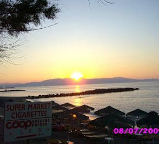 Sonnenuntergang in Aghia Marina