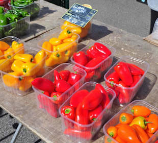 Impressionen vom Wochenmarkt Saint-Cyprien-Plage