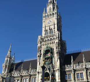 Das Neue Rathaus am Marienplatz