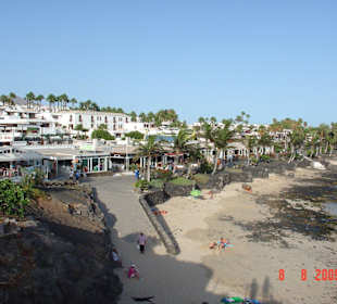 Strand und Restaurants