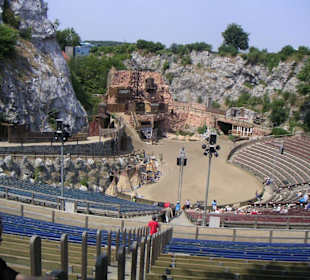 Kulisse der Karl-May-Festspiele