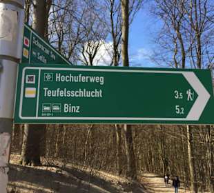 Hochuferweg Wegweiser