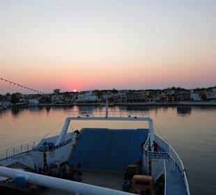 Ankunft am Hafen in Keramoti