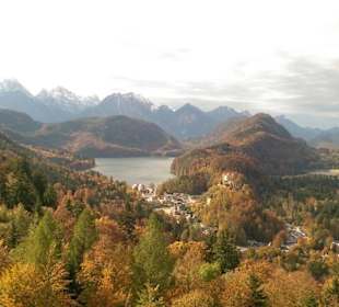 Ausblick von Schlossneuschwanstein