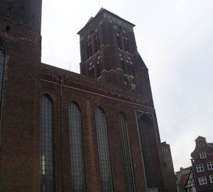 Gotyckie okna i wieża