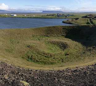 Pseudokrater bei Skútustaðir
