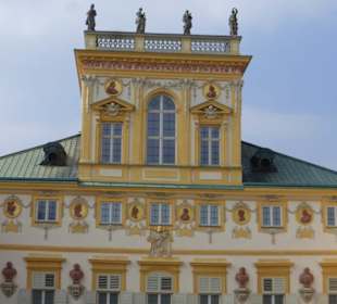 Wilanów-Park: Rückfassade des Schlosses