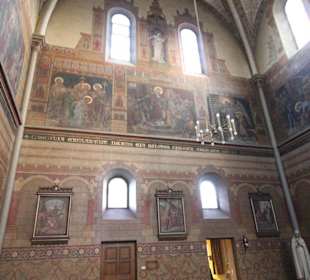 Prächtige bemalte Wände