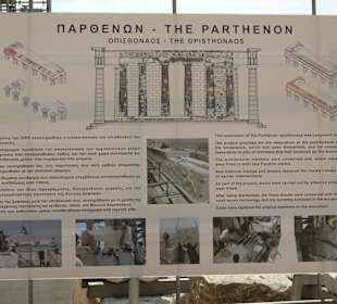 Parthenon - Karte