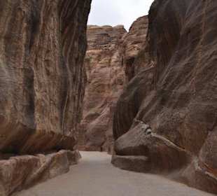 As-Sik czyli wąwóz prowadzący do Petry