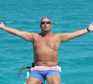 Der Chef, super nett und lustig