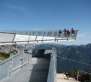 Aussichtsplattform Alpspitz ganz dicht