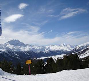 Sur les pistes à St. Moritz