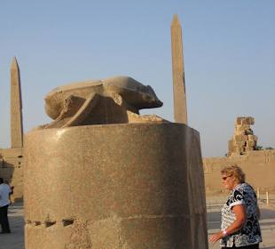 Skarabäus im Karnak-Tempel