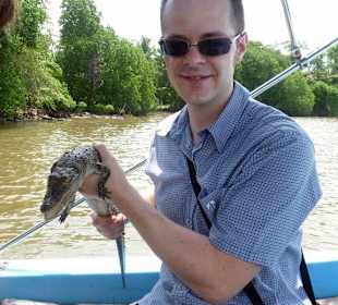 Ausflug auf dem Bentota Fluß
