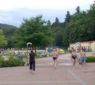 Parkplatz des tollen Freibades
