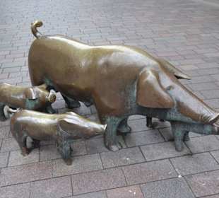 Ansichten des Denkmals in der Sögestraße